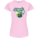 St Patricks Day Funny Irish Ireland Holiday Womens Petite Cut T-Shirt Light Pink