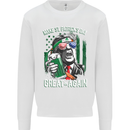 St Patricks Day Great Again Donald Trump Kids Sweatshirt Jumper White