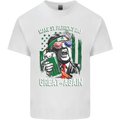 St Patricks Day Great Again Donald Trump Mens Cotton T-Shirt Tee Top White