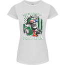 St Patricks Day Great Again Donald Trump Womens Petite Cut T-Shirt White