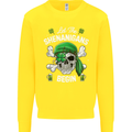 St Patricks Day Let the Shenanigans Begin Kids Sweatshirt Jumper Yellow