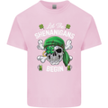 St Patricks Day Let the Shenanigans Begin Mens Cotton T-Shirt Tee Top Light Pink