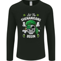 St Patricks Day Let the Shenanigans Begin Mens Long Sleeve T-Shirt Black