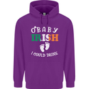 St Patricks Day Pregnant New Baby Funny Childrens Kids Hoodie Purple