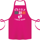 St Patricks Day Pregnant New Baby Funny Cotton Apron 100% Organic Pink