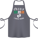 St Patricks Day Pregnant New Baby Funny Cotton Apron 100% Organic Steel