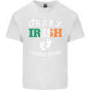 St Patricks Day Pregnant New Baby Funny Kids T-Shirt Childrens White