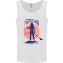 Stand Up Paddling Paddleboarding Mens Vest Tank Top White