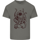 Steampunk Octopus Kraken Cthulhu Kids T-Shirt Childrens Charcoal
