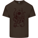 Steampunk Octopus Kraken Cthulhu Kids T-Shirt Childrens Chocolate
