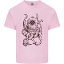 Steampunk Octopus Kraken Cthulhu Kids T-Shirt Childrens Light Pink