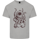 Steampunk Octopus Kraken Cthulhu Kids T-Shirt Childrens Sports Grey