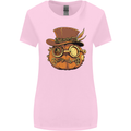 Steampunk Pumpkin Halloween Womens Wider Cut T-Shirt Light Pink
