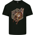 Steampunk Unicorn Mens Cotton T-Shirt Tee Top Black
