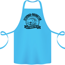 Stepdad & Daughter Best Father's Day Cotton Apron 100% Organic Turquoise