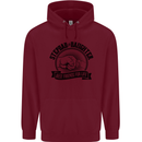 Stepdad & Daughter Best Father's Day Mens 80% Cotton Hoodie Maroon