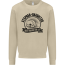 Stepdad & Daughter Best Father's Day Mens Sweatshirt Jumper Sand