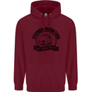 Stepdad & Daughters Friends Father's Day Childrens Kids Hoodie Maroon