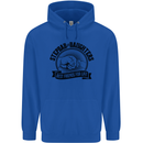 Stepdad & Daughters Friends Father's Day Childrens Kids Hoodie Royal Blue