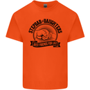 Stepdad & Daughters Friends Father's Day Kids T-Shirt Childrens Orange