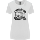 Stepdad & Son Best Friends Father's Day Womens Wider Cut T-Shirt White