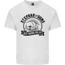 Stepdad & Sons Best Friends Father's Day Kids T-Shirt Childrens White