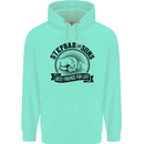 Stepdad & Sons Best Friends Father's Day Mens 80% Cotton Hoodie Peppermint