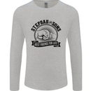 Stepdad & Sons Best Friends Father's Day Mens Long Sleeve T-Shirt Sports Grey
