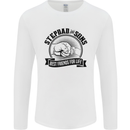 Stepdad & Sons Best Friends Father's Day Mens Long Sleeve T-Shirt White