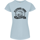 Stepdad & Sons Best Friends Father's Day Womens Petite Cut T-Shirt Light Blue