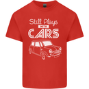 Still Plays with Cars Classic Enthusiast Mens Cotton T-Shirt Tee Top Red