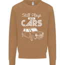 Still Plays with Cars Classic Enthusiast Mens Sweatshirt Jumper Caramel Latte