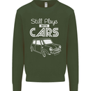 Still Plays with Cars Classic Enthusiast Mens Sweatshirt Jumper Forest Green