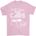 Still Plays with Cars Classic Enthusiast Mens T-Shirt Cotton Gildan Light Pink
