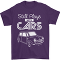 Still Plays with Cars Classic Enthusiast Mens T-Shirt Cotton Gildan Purple