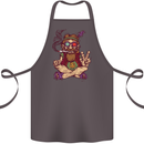 Stoned Hippy Spliff Weed Drugs LSD Acid Cotton Apron 100% Organic Dark Grey
