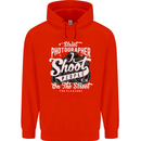Street Photographer Photography Funny Mens 80% Cotton Hoodie Bright Red