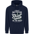Street Photographer Photography Funny Mens 80% Cotton Hoodie Navy Blue