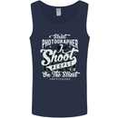 Street Photographer Photography Funny Mens Vest Tank Top Navy Blue