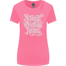 Street Rebel Motorcycles Motorbike Biker Womens Wider Cut T-Shirt Azalea