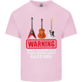 Suddenly Start Talking About Guitars Funny Mens Cotton T-Shirt Tee Top Light Pink
