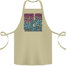 Super Mum Wife Teacher Cotton Apron 100% Organic Khaki