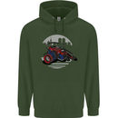 Superhero Camera Photography Photorapher Childrens Kids Hoodie Forest Green