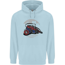Superhero Camera Photography Photorapher Childrens Kids Hoodie Light Blue