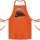 Superhero Camera Photography Photorapher Cotton Apron 100% Organic Orange