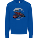 Superhero Camera Photography Photorapher Kids Sweatshirt Jumper Royal Blue