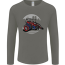 Superhero Camera Photography Photorapher Mens Long Sleeve T-Shirt Charcoal