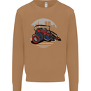 Superhero Camera Photography Photorapher Mens Sweatshirt Jumper Caramel Latte