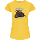 Superhero Camera Photography Photorapher Womens Petite Cut T-Shirt Yellow