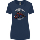 Superhero Camera Photography Photorapher Womens Wider Cut T-Shirt Navy Blue